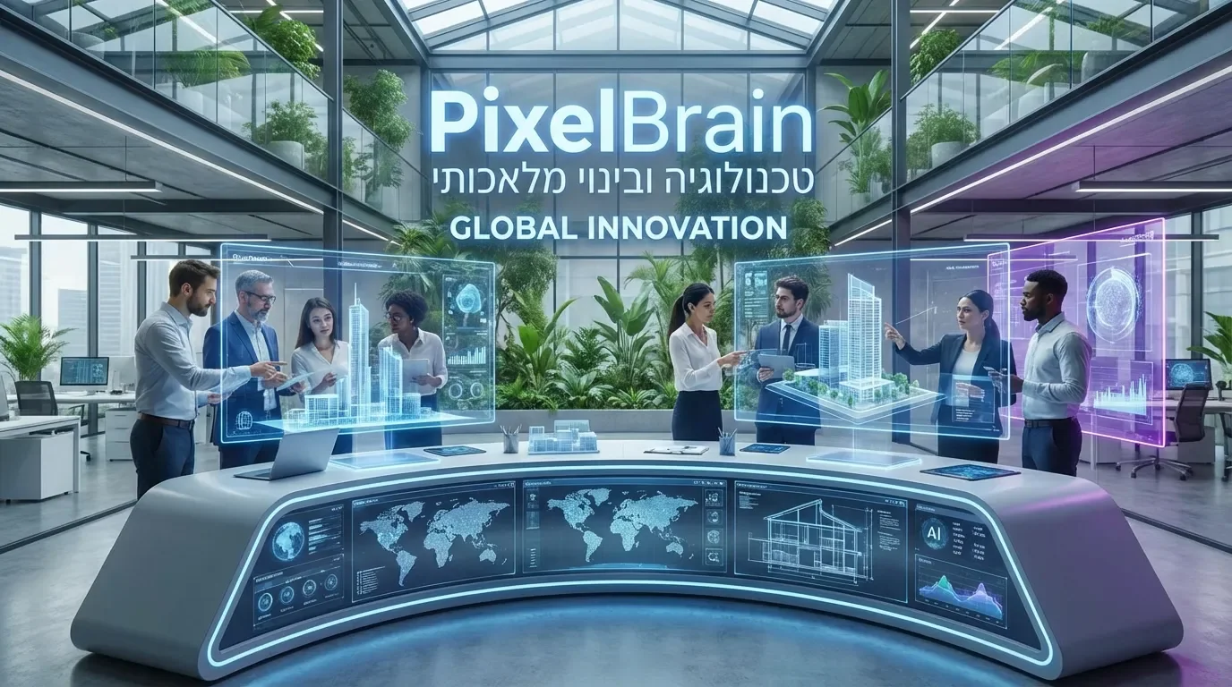 ממשק טכנולוגי מתקדם של PixelBrain